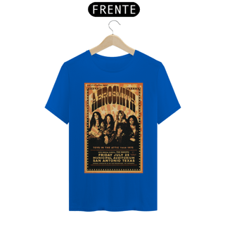 Nome do produto Camiseta Aerosmith Show de 1975 no Texas - ANTES DE COMPRAR VEJA TABELA DE MEDIDAS ABAIXO DO BOTÃO COMPRAR, POIS TROCA POR ERRO DE TAMANHO É DE RESPONSABILIDADE SUA E GERA CUSTO PRA VOCÊ