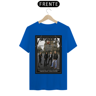 Nome do produto Camiseta Metallica Show Épico em Moscou  para 1,6mi de pessoas - ANTES DE COMPRAR VEJA TABELA DE MEDIDAS ABAIXO DO BOTÃO COMPRAR, POIS TROCA POR ERRO DE TAMANHO É DE RESPONSABILIDADE SUA E GERA CUSTO PRA VOCÊ
