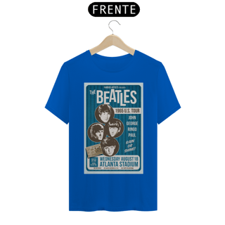 Nome do produto Camiseta The Beatles US Tour 1965 - Atlanta com o ingresso original - NOSSAS CAMISETAS SÃO MAIS AJUSTADAS AO CORPO - ANTES DE FINALIZAR, VEJA TABELA DE MEDIDAS ABAIXO DO BOTÃO COMPRAR OU COMPRE UM TAMANHO MAIOR.