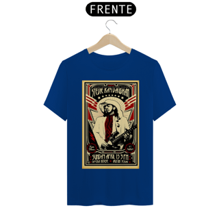 Nome do produto Camiseta Stevie Ray Vaughan de 1984 Show no Texas - ANTES DE COMPRAR VEJA TABELA DE MEDIDAS ABAIXO DO BOTÃO COMPRAR, POIS TROCA POR ERRO DE TAMANHO É DE RESPONSABILIDADE SUA E GERA CUSTO PRA VOCÊ