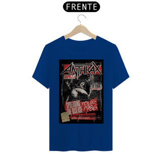 Nome do produto Camiseta Anthrax de 1986 show em L.A. - ANTES DE COMPRAR VEJA TABELA DE MEDIDAS ABAIXO DO BOTÃO COMPRAR, POIS TROCA POR ERRO DE TAMANHO É DE RESPONSABILIDADE SUA E GERA CUSTO PRA VOCÊ