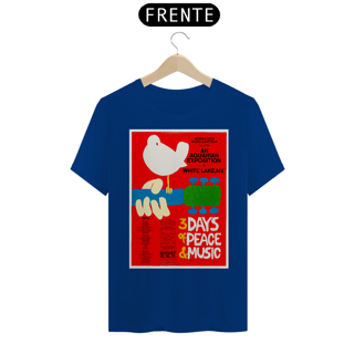 Nome do produto Camiseta Poster Original Festival Woodstock de 1969 - - NOSSAS CAMISETAS SÃO MAIS AJUSTADAS AO CORPO - ANTES DE FINALIZAR, VEJA TABELA DE MEDIDAS ABAIXO DO BOTÃO COMPRAR OU COMPRE UM TAMANHO MAIOR.