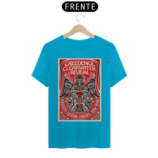 Nome do produto Camiseta Creedence Clearwater Revival show 1970 no Madison Square Garden - ANTES DE COMPRAR VEJA TABELA DE MEDIDAS ABAIXO DO BOTÃO COMPRAR, POIS TROCA POR ERRO DE TAMANHO É DE RESPONSABILIDADE SUA E GERA CUSTO PRA VOCÊ