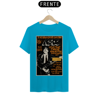 Nome do produto Camiseta ACDC Show em Manchester de 1977 com seu ingresso Original - ANTES DE COMPRAR VEJA TABELA DE MEDIDAS ABAIXO DO BOTÃO COMPRAR, POIS TROCA POR ERRO DE TAMANHO É DE RESPONSABILIDADE SUA E GERA CUSTO PRA VOCÊ