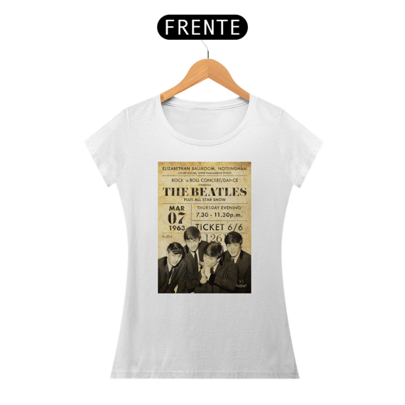Baby Lokk femininaThe Beatles Show em Elizabethan Ballroom Inglaterra 1963 - ANTES DE COMPRAR VEJA TABELA DE MEDIDAS ABAIXO DO BOTÃO COMPRAR, POIS TROCA POR ERRO DE TAMANHO É DE RESPONSABILIDADE SUA E GERA CUSTO PRA VOCÊ