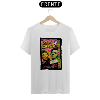 Nome do produto Camiseta Sex Pistols American Tour Dallas 1978 com seu ingresso original - ANTES DE COMPRAR VEJA TABELA DE MEDIDAS ABAIXO DO BOTÃO COMPRAR, POIS TROCA POR ERRO DE TAMANHO É DE RESPONSABILIDADE SUA E GERA CUSTO PRA VOCÊ