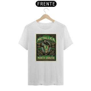 Nome do produto Camiseta Metallica Concerto em North Dakota 2018 - ANTES DE COMPRAR VEJA TABELA DE MEDIDAS ABAIXO DO BOTÃO COMPRAR, POIS TROCA POR ERRO DE TAMANHO É DE RESPONSABILIDADE SUA E GERA CUSTO PRA VOCÊ