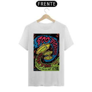 Nome do produto Camiseta primeiro show do primeiro album do Foo Fighters de 1995 - ANTES DE COMPRAR VEJA TABELA DE MEDIDAS ABAIXO DO BOTÃO COMPRAR, POIS TROCA POR ERRO DE TAMANHO É DE RESPONSABILIDADE SUA E GERA CUSTO PRA VOCÊ