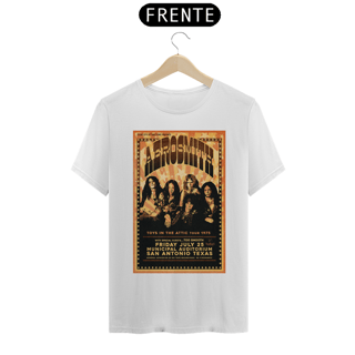 Nome do produto Camiseta Aerosmith Show de 1975 no Texas - ANTES DE COMPRAR VEJA TABELA DE MEDIDAS ABAIXO DO BOTÃO COMPRAR, POIS TROCA POR ERRO DE TAMANHO É DE RESPONSABILIDADE SUA E GERA CUSTO PRA VOCÊ