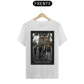 Nome do produto Camiseta Metallica Show Épico em Moscou  para 1,6mi de pessoas - ANTES DE COMPRAR VEJA TABELA DE MEDIDAS ABAIXO DO BOTÃO COMPRAR, POIS TROCA POR ERRO DE TAMANHO É DE RESPONSABILIDADE SUA E GERA CUSTO PRA VOCÊ
