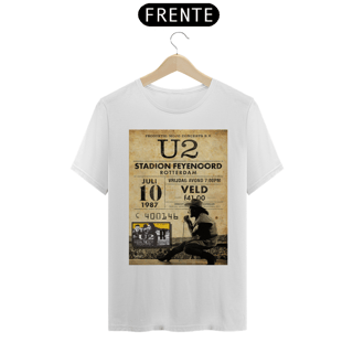 Nome do produto Camiseta U2 Joshua Tree Tour 1987 na Holanda com ingresso original - ANTES DE COMPRAR VEJA TABELA DE MEDIDAS ABAIXO DO BOTÃO COMPRAR, POIS TROCA POR ERRO DE TAMANHO É DE RESPONSABILIDADE SUA E GERA CUSTO PRA VOCÊ