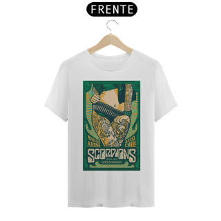 Nome do produto Camiseta Scorpions Show de 2016 no Chile- NOSSAS CAMISETAS SÃO MAIS AJUSTADAS AO CORPO - ANTES DE FINALIZAR, VEJA TABELA DE MEDIDAS ABAIXO DO BOTÃO COMPRAR OU COMPRE UM TAMANHO MAIOR.