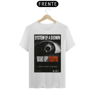 Nome do produto Camiseta System Of A Down Allianz Parque - NOSSAS CAMISETAS SÃO MAIS AJUSTADAS AO CORPO - ANTES DE FINALIZAR, VEJA TABELA DE MEDIDAS ABAIXO DO BOTÃO COMPRAR OU COMPRE UM TAMANHO MAIOR.