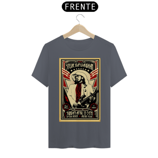 Nome do produto Camiseta Stevie Ray Vaughan de 1984 Show no Texas - ANTES DE COMPRAR VEJA TABELA DE MEDIDAS ABAIXO DO BOTÃO COMPRAR, POIS TROCA POR ERRO DE TAMANHO É DE RESPONSABILIDADE SUA E GERA CUSTO PRA VOCÊ