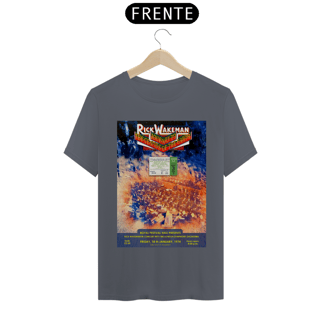 Nome do produto Camiseta Rick Wakeman Show em Londres 1974 com ingresso original - ANTES DE COMPRAR VEJA TABELA DE MEDIDAS ABAIXO DO BOTÃO COMPRAR, POIS TROCA POR ERRO DE TAMANHO É DE RESPONSABILIDADE SUA E GERA CUSTO PRA VOCÊ