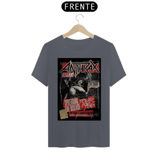 Nome do produto Camiseta Anthrax de 1986 show em L.A. - ANTES DE COMPRAR VEJA TABELA DE MEDIDAS ABAIXO DO BOTÃO COMPRAR, POIS TROCA POR ERRO DE TAMANHO É DE RESPONSABILIDADE SUA E GERA CUSTO PRA VOCÊ
