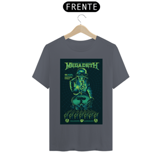 Nome do produto Camiseta Megadeth show de 2016 em Santiago- NOSSAS CAMISETAS SÃO MAIS AJUSTADAS AO CORPO - ANTES DE FINALIZAR, VEJA TABELA DE MEDIDAS ABAIXO DO BOTÃO COMPRAR OU COMPRE UM TAMANHO MAIOR.