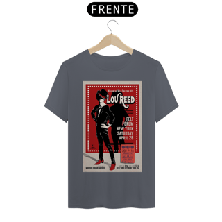 Nome do produto Camiseta Lou Reed de 1975 show em Nova Iorque com ingresso original- NOSSAS CAMISETAS SÃO MAIS AJUSTADAS AO CORPO - ANTES DE FINALIZAR, VEJA TABELA DE MEDIDAS ABAIXO DO BOTÃO COMPRAR OU COMPRE UM TAMANHO MAIOR.