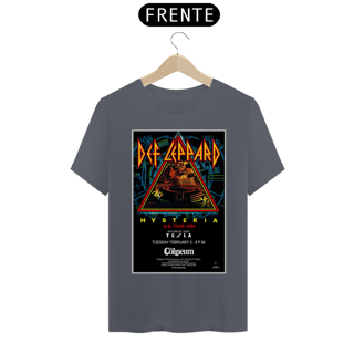 Nome do produto Camiseta Def Leppard Show de 1988 em Cleveland- - NOSSAS CAMISETAS SÃO MAIS AJUSTADAS AO CORPO - ANTES DE FINALIZAR, VEJA TABELA DE MEDIDAS ABAIXO DO BOTÃO COMPRAR OU COMPRE UM TAMANHO MAIOR.