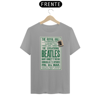 Nome do produto Camiseta The Beatles Show no The Royal Hall em 1963 Inglaterra 1963 - ANTES DE COMPRAR VEJA TABELA DE MEDIDAS ABAIXO DO BOTÃO COMPRAR, POIS TROCA POR ERRO DE TAMANHO É DE RESPONSABILIDADE SUA E GERA CUSTO PRA VOCÊ