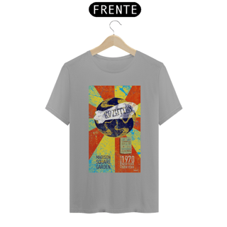 Nome do produto Camiseta Épica Led Zeppelin no Madison Square Garden em 1970 - ANTES DE COMPRAR VEJA TABELA DE MEDIDAS ABAIXO DO BOTÃO COMPRAR, POIS TROCA POR ERRO DE TAMANHO É DE RESPONSABILIDADE SUA E GERA CUSTO PRA VOCÊ
