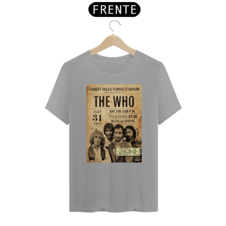 Nome do produto Camiseta The Who 1971 Nova Yorque com o ingresso original - ANTES DE COMPRAR VEJA TABELA DE MEDIDAS ABAIXO DO BOTÃO COMPRAR, POIS TROCA POR ERRO DE TAMANHO É DE RESPONSABILIDADE SUA E GERA CUSTO PRA VOCÊ