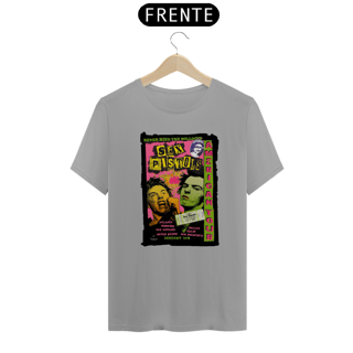 Nome do produto Camiseta Sex Pistols American Tour Dallas 1978 com seu ingresso original - ANTES DE COMPRAR VEJA TABELA DE MEDIDAS ABAIXO DO BOTÃO COMPRAR, POIS TROCA POR ERRO DE TAMANHO É DE RESPONSABILIDADE SUA E GERA CUSTO PRA VOCÊ