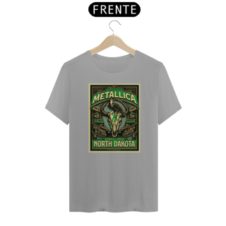 Nome do produto Camiseta Metallica Concerto em North Dakota 2018 - ANTES DE COMPRAR VEJA TABELA DE MEDIDAS ABAIXO DO BOTÃO COMPRAR, POIS TROCA POR ERRO DE TAMANHO É DE RESPONSABILIDADE SUA E GERA CUSTO PRA VOCÊ