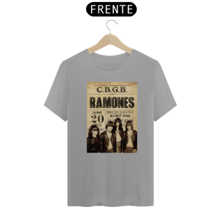 Nome do produto Camiseta Ramones Show em NY de 1975 - ANTES DE COMPRAR VEJA TABELA DE MEDIDAS ABAIXO DO BOTÃO COMPRAR, POIS TROCA POR ERRO DE TAMANHO É DE RESPONSABILIDADE SUA E GERA CUSTO PRA VOCÊ