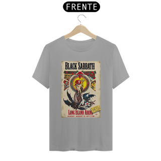 Nome do produto Camiseta Black Sabbath Show NY 1971 com ingresso original - ANTES DE COMPRAR VEJA TABELA DE MEDIDAS ABAIXO DO BOTÃO COMPRAR, POIS TROCA POR ERRO DE TAMANHO É DE RESPONSABILIDADE SUA E GERA CUSTO PRA VOCÊ