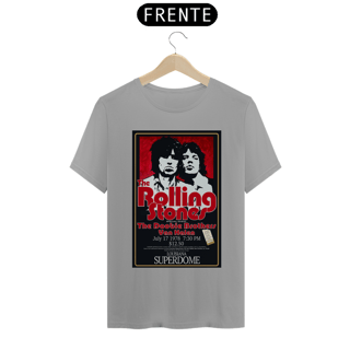Nome do produto Camiseta Rolling Stones Show de1978 em New Oleans com seu ticket original - ANTES DE COMPRAR VEJA TABELA DE MEDIDAS ABAIXO DO BOTÃO COMPRAR, POIS TROCA POR ERRO DE TAMANHO É DE RESPONSABILIDADE SUA E GERA CUSTO PRA VOCÊ