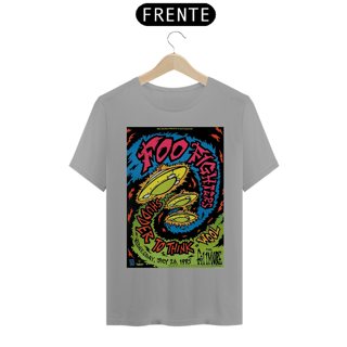 Nome do produto Camiseta primeiro show do primeiro album do Foo Fighters de 1995 - ANTES DE COMPRAR VEJA TABELA DE MEDIDAS ABAIXO DO BOTÃO COMPRAR, POIS TROCA POR ERRO DE TAMANHO É DE RESPONSABILIDADE SUA E GERA CUSTO PRA VOCÊ