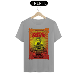 Nome do produto Camiseta David Bowie Show Ziggy Stardust no Tenesse em 1973 - ANTES DE COMPRAR VEJA TABELA DE MEDIDAS ABAIXO DO BOTÃO COMPRAR, POIS TROCA POR ERRO DE TAMANHO É DE RESPONSABILIDADE SUA E GERA CUSTO PRA VOCÊ