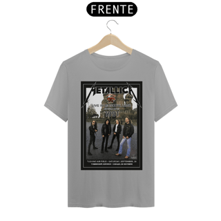 Nome do produto Camiseta Metallica Show Épico em Moscou  para 1,6mi de pessoas - ANTES DE COMPRAR VEJA TABELA DE MEDIDAS ABAIXO DO BOTÃO COMPRAR, POIS TROCA POR ERRO DE TAMANHO É DE RESPONSABILIDADE SUA E GERA CUSTO PRA VOCÊ