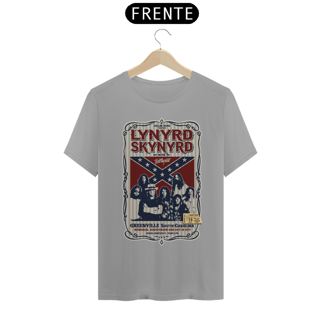 Nome do produto Camiseta Lynyrd Skynyrd Show na Carolina do Sul em 1977 com seu ingresso original - ANTES DE COMPRAR VEJA TABELA DE MEDIDAS ABAIXO DO BOTÃO COMPRAR, POIS TROCA POR ERRO DE TAMANHO É DE RESPONSABILIDADE SUA E GERA CUSTO PRA VOCÊ