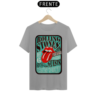 Nome do produto Camiseta do polêmico show dos Rolling Stones de 1969 no violento festival em Altamont com seu ingresso original - ANTES DE COMPRAR VEJA TABELA DE MEDIDAS ABAIXO DO BOTÃO COMPRAR, POIS TROCA POR ERRO DE TAMANHO É DE RESPONSABILIDADE SUA E GERA CUSTO P