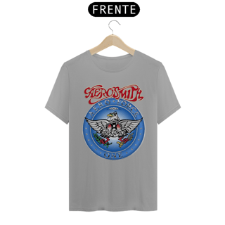 Nome do produto Camiseta Clássica raridade do Aerosmith Aero Force One - ANTES DE COMPRAR VEJA TABELA DE MEDIDAS ABAIXO DO BOTÃO COMPRAR, POIS TROCA POR ERRO DE TAMANHO É DE RESPONSABILIDADE SUA E GERA CUSTO PRA VOCÊ