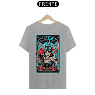 Nome do produto Camiseta Queens Of the Stone Age, show na Escocia em 2013 - ANTES DE COMPRAR VEJA TABELA DE MEDIDAS ABAIXO DO BOTÃO COMPRAR, POIS TROCA POR ERRO DE TAMANHO É DE RESPONSABILIDADE SUA E GERA CUSTO PRA VOCÊ