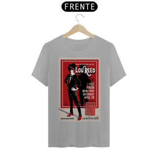 Nome do produto Camiseta Lou Reed de 1975 show em Nova Iorque com ingresso original- NOSSAS CAMISETAS SÃO MAIS AJUSTADAS AO CORPO - ANTES DE FINALIZAR, VEJA TABELA DE MEDIDAS ABAIXO DO BOTÃO COMPRAR OU COMPRE UM TAMANHO MAIOR.