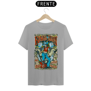 Nome do produto Camiseta Kings of Leon de 2009 show em Louisville- NOSSAS CAMISETAS SÃO MAIS AJUSTADAS AO CORPO - ANTES DE FINALIZAR, VEJA TABELA DE MEDIDAS ABAIXO DO BOTÃO COMPRAR OU COMPRE UM TAMANHO MAIOR.
