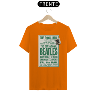 Nome do produto Camiseta The Beatles Show no The Royal Hall em 1963 Inglaterra 1963 - ANTES DE COMPRAR VEJA TABELA DE MEDIDAS ABAIXO DO BOTÃO COMPRAR, POIS TROCA POR ERRO DE TAMANHO É DE RESPONSABILIDADE SUA E GERA CUSTO PRA VOCÊ