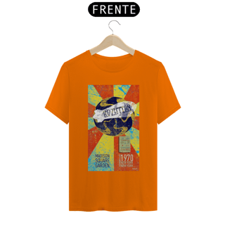 Nome do produto Camiseta Épica Led Zeppelin no Madison Square Garden em 1970 - ANTES DE COMPRAR VEJA TABELA DE MEDIDAS ABAIXO DO BOTÃO COMPRAR, POIS TROCA POR ERRO DE TAMANHO É DE RESPONSABILIDADE SUA E GERA CUSTO PRA VOCÊ