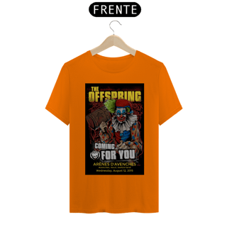 Nome do produto Camiseta Offspring show na Suiça em 2018 - ANTES DE COMPRAR VEJA TABELA DE MEDIDAS ABAIXO DO BOTÃO COMPRAR, POIS TROCA POR ERRO DE TAMANHO É DE RESPONSABILIDADE SUA E GERA CUSTO PRA VOCÊ