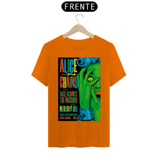 Nome do produto Camiseta Alice In Chains Show de 1993 com abertura do Reage Against - ANTES DE COMPRAR VEJA TABELA DE MEDIDAS ABAIXO DO BOTÃO COMPRAR, POIS TROCA POR ERRO DE TAMANHO É DE RESPONSABILIDADE SUA E GERA CUSTO PRA VOCÊ