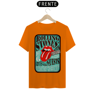 Nome do produto Camiseta do polêmico show dos Rolling Stones de 1969 no violento festival em Altamont com seu ingresso original - ANTES DE COMPRAR VEJA TABELA DE MEDIDAS ABAIXO DO BOTÃO COMPRAR, POIS TROCA POR ERRO DE TAMANHO É DE RESPONSABILIDADE SUA E GERA CUSTO P