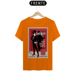Nome do produto Camiseta Lou Reed de 1975 show em Nova Iorque com ingresso original- NOSSAS CAMISETAS SÃO MAIS AJUSTADAS AO CORPO - ANTES DE FINALIZAR, VEJA TABELA DE MEDIDAS ABAIXO DO BOTÃO COMPRAR OU COMPRE UM TAMANHO MAIOR.