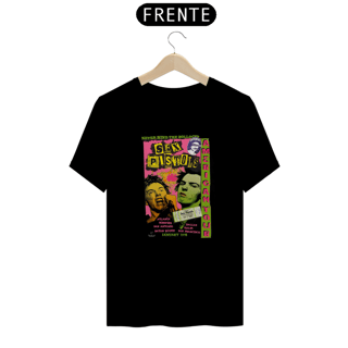 Nome do produto Camiseta Sex Pistols American Tour Dallas 1978 com seu ingresso original - ANTES DE COMPRAR VEJA TABELA DE MEDIDAS ABAIXO DO BOTÃO COMPRAR, POIS TROCA POR ERRO DE TAMANHO É DE RESPONSABILIDADE SUA E GERA CUSTO PRA VOCÊ