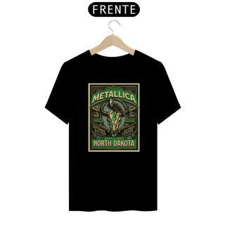 Nome do produto Camiseta Metallica Concerto em North Dakota 2018 - ANTES DE COMPRAR VEJA TABELA DE MEDIDAS ABAIXO DO BOTÃO COMPRAR, POIS TROCA POR ERRO DE TAMANHO É DE RESPONSABILIDADE SUA E GERA CUSTO PRA VOCÊ