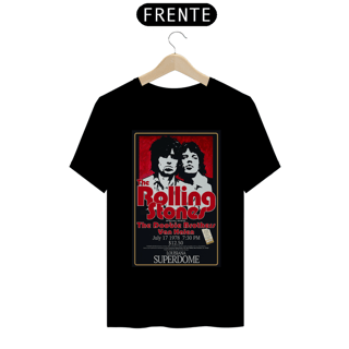 Nome do produto Camiseta Rolling Stones Show de1978 em New Oleans com seu ticket original - ANTES DE COMPRAR VEJA TABELA DE MEDIDAS ABAIXO DO BOTÃO COMPRAR, POIS TROCA POR ERRO DE TAMANHO É DE RESPONSABILIDADE SUA E GERA CUSTO PRA VOCÊ