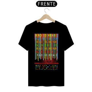 Nome do produto Camiseta Radiohead show em Palm Beach Florida em 2008 - ANTES DE COMPRAR VEJA TABELA DE MEDIDAS ABAIXO DO BOTÃO COMPRAR, POIS TROCA POR ERRO DE TAMANHO É DE RESPONSABILIDADE SUA E GERA CUSTO PRA VOCÊ